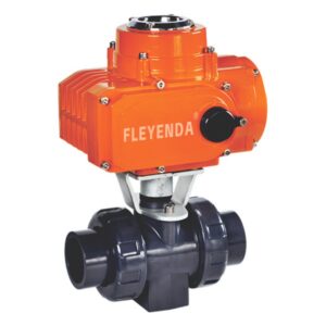 FLE-Q-P Electric 2-Way UPVC Ball Valve