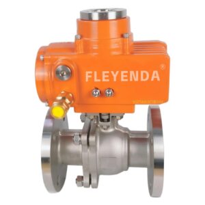 FLE-Q-F PTFE Fluorine-Lined Electric Ball Valve