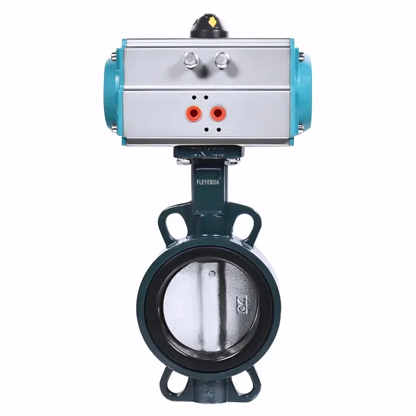 FAT-D-CEW Pneumatic Cast Iron Wafer EPDM Butterfly Valve