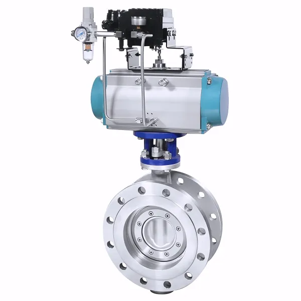 FAT-D-SH Pneumatic Stainless Steel Hard-Seated Butterfly Valve