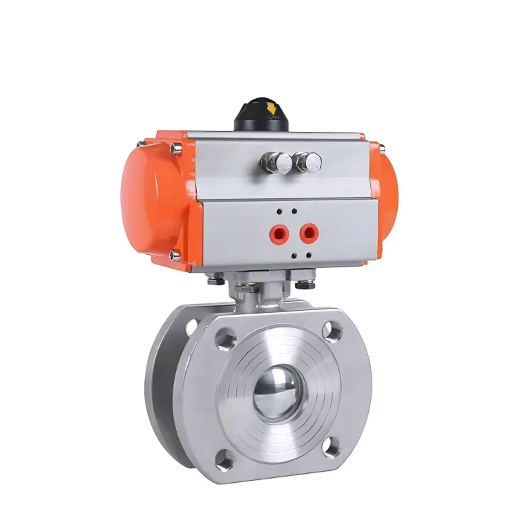 FAT-Q-B Pneumatic Thin Type Wafer Ball Valves
