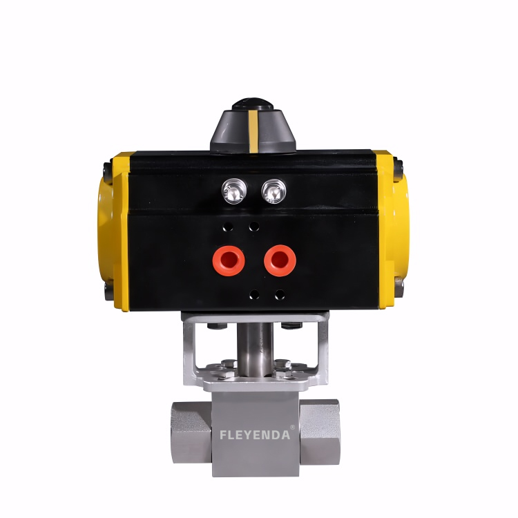 FAT-Q-G Pneumatic High-Pressure 2-Ways Ball Valves