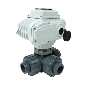 FLE-Q-PD Electric 3-Way UPVC Ball Valve