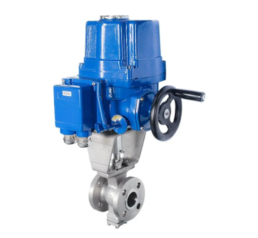 2 Way Electric Actuator V Type Ball Valve