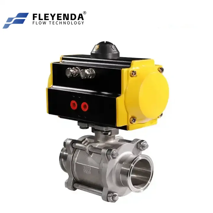 Pneumatic 3-Piece Ball Valve