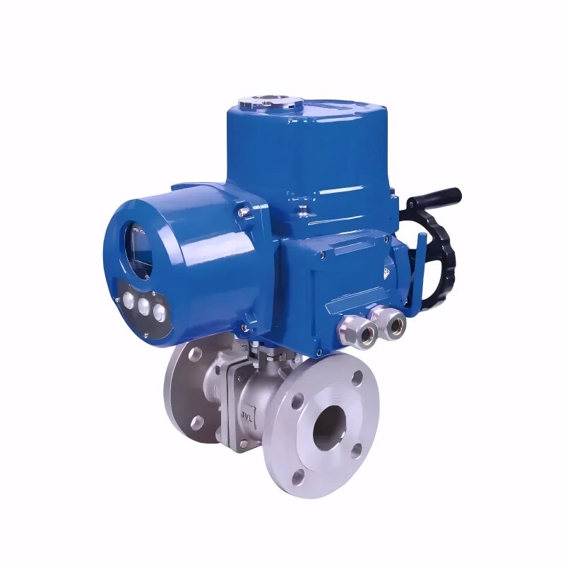Electric 2 Way Flange Ball Valve
