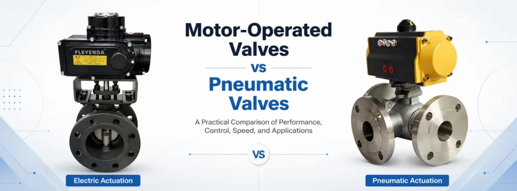Motor-Operated Valves vs Pneumatic Valves