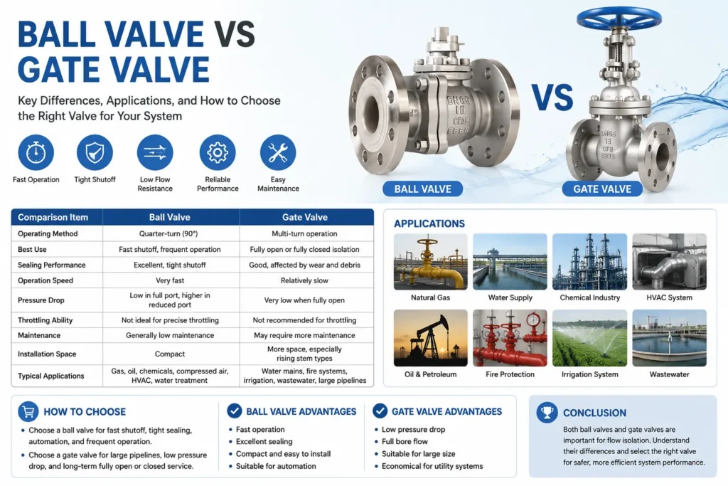 ball valve vs gate valve