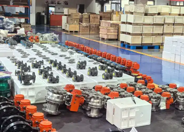 Válvula eléctrica industrial con actuador eléctrico para el control automatizado del flujo