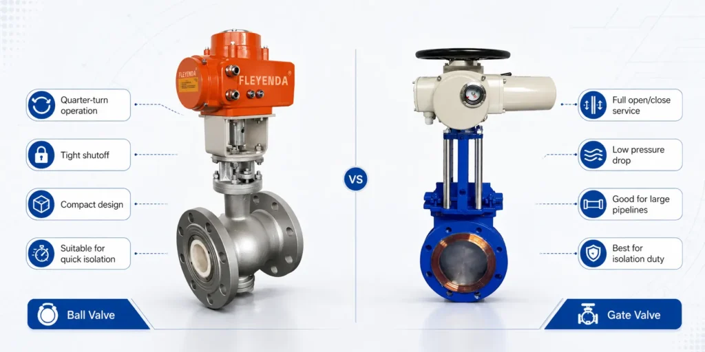 gate valve vs ball valve 