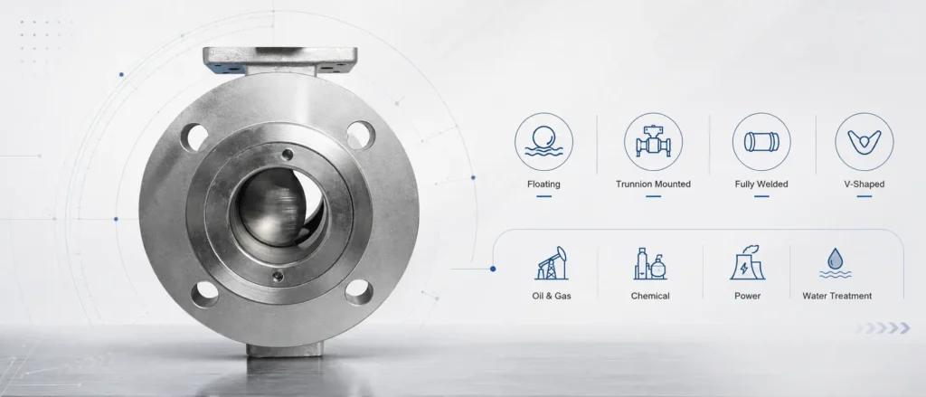 industrial ball valve type