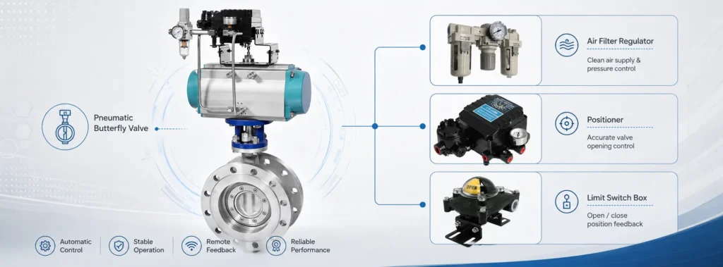 pneumatic valves and accessories