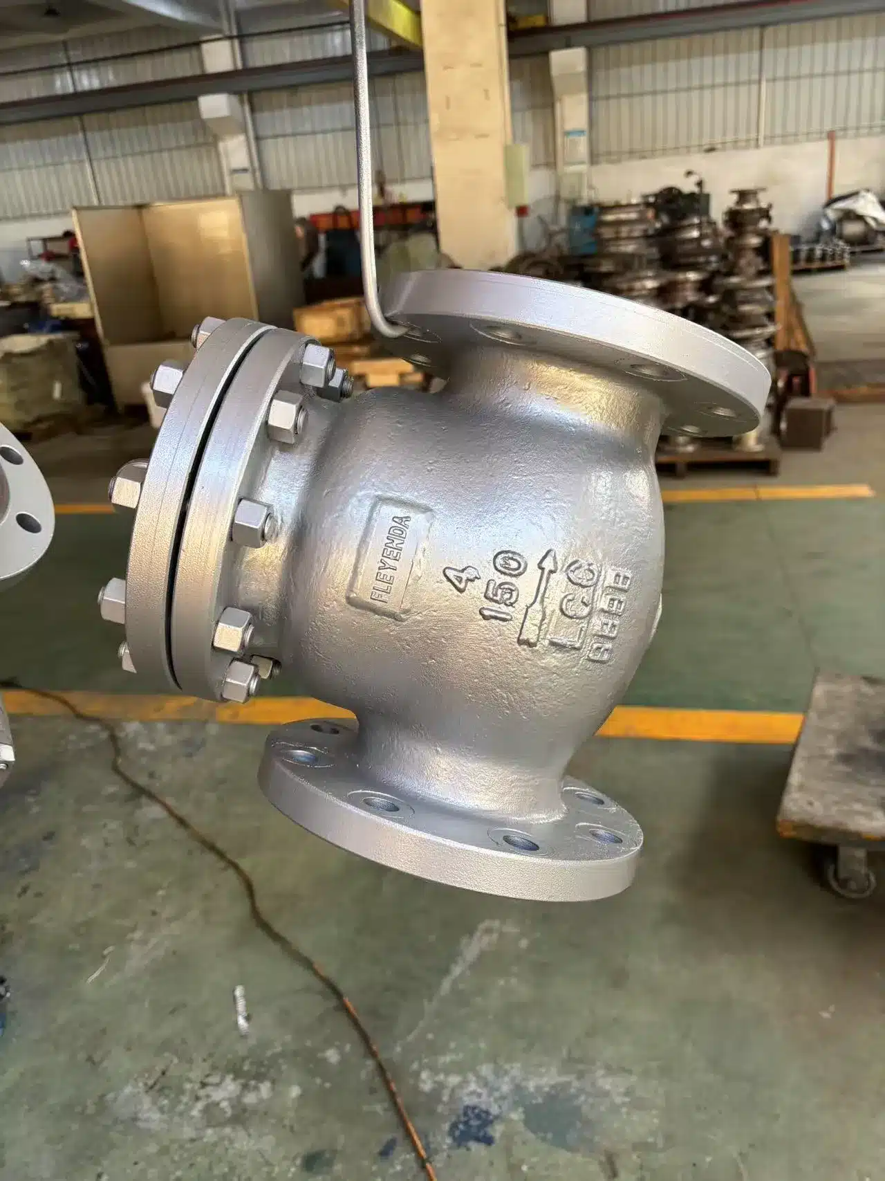 Industrial check valve designed to prevent pipeline backflow