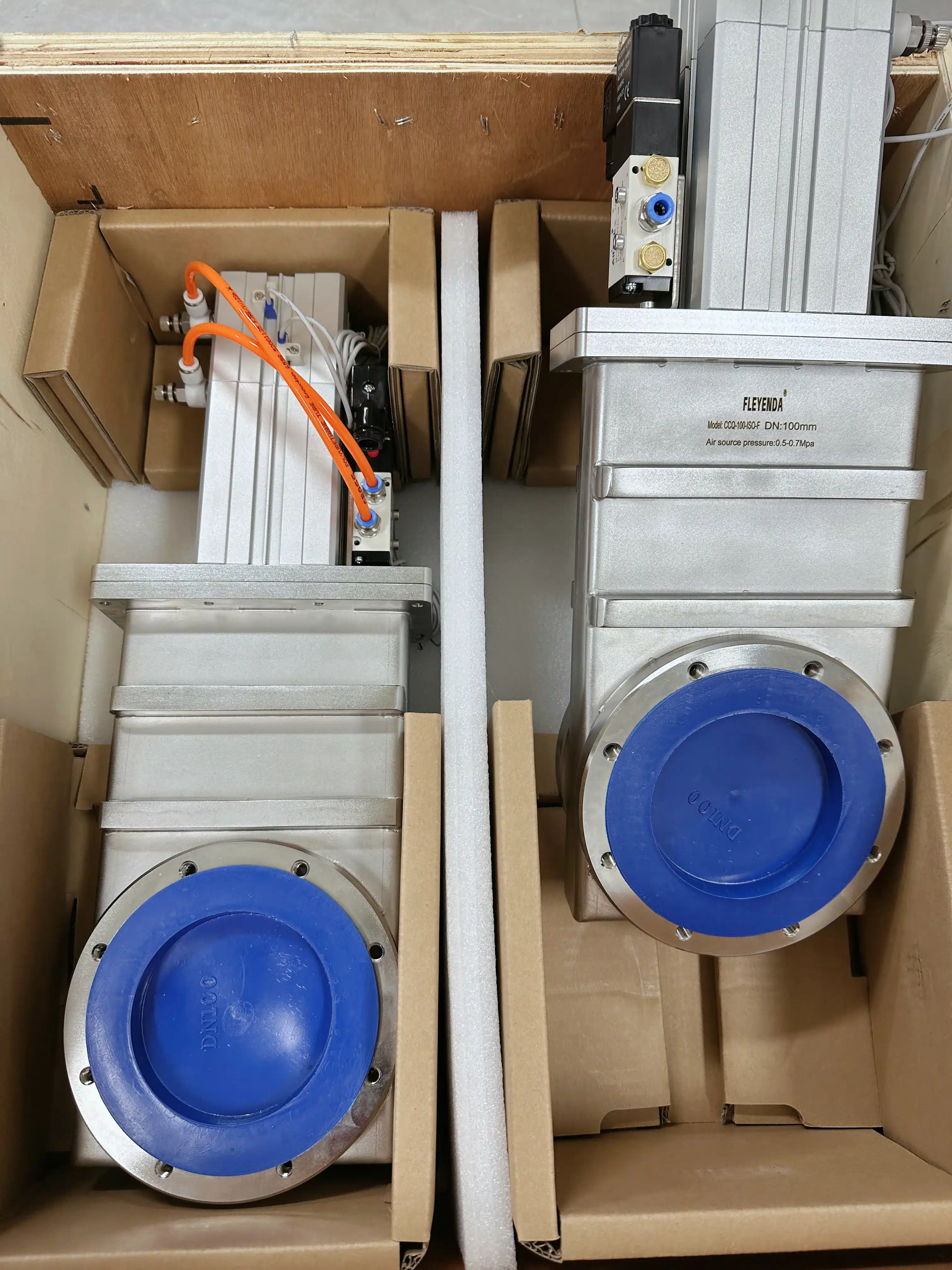 Industrial knife gate valve used for slurry and wastewater isolation