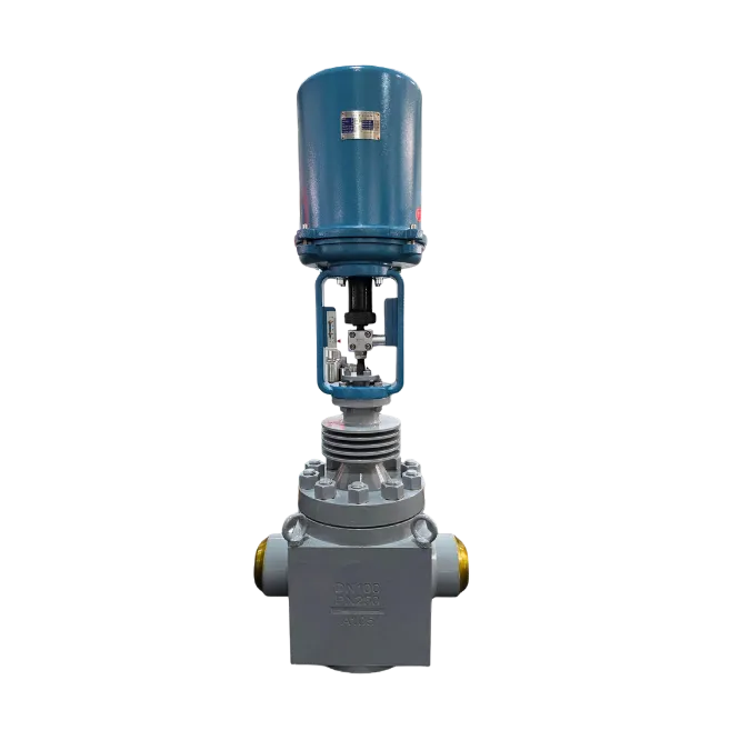 Industrial control valves for process flow control