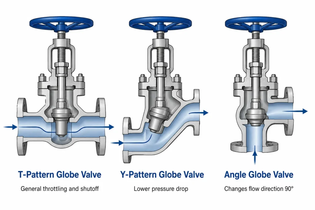 globe valve types