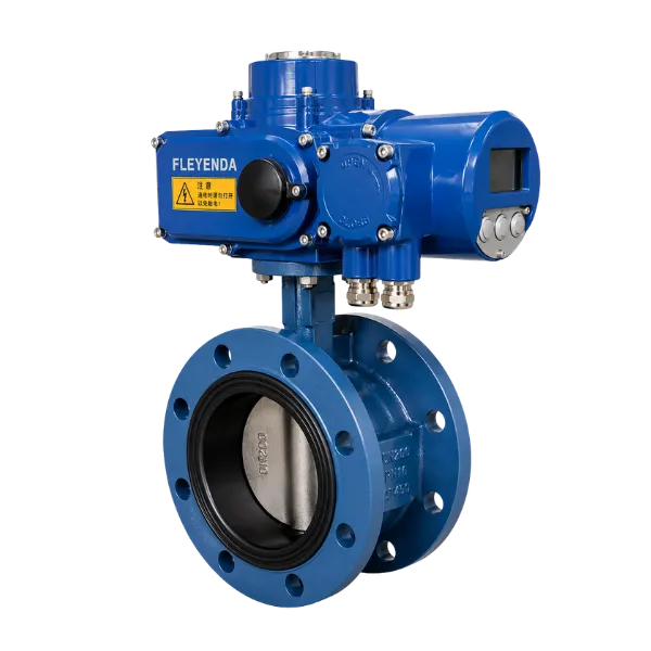 Industrial butterfly valves for large diameter pipelines