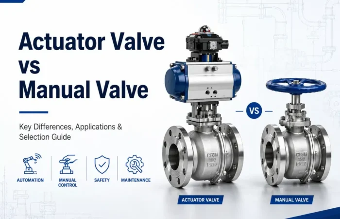 actuator valve vs manual valve