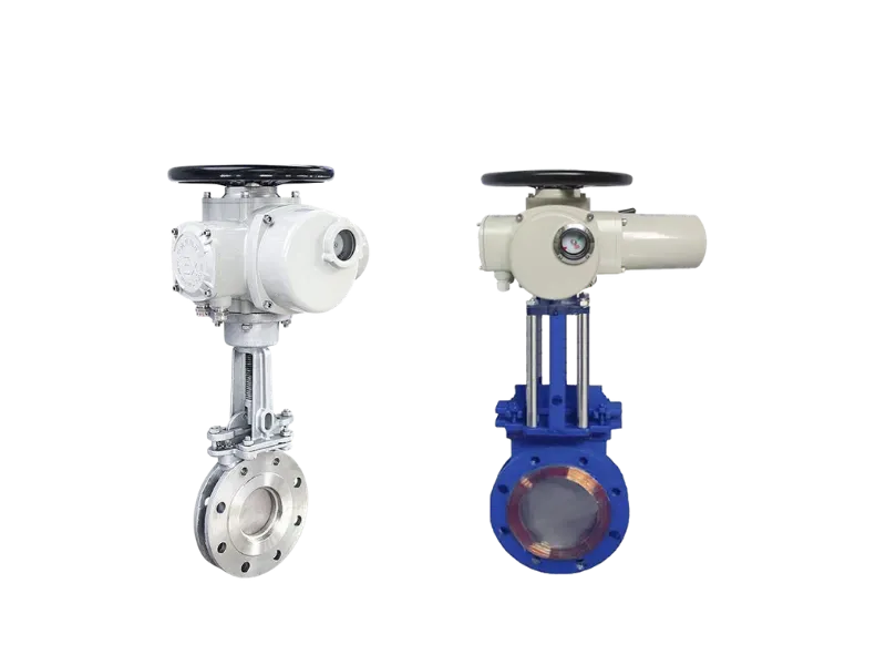 Electric knife gate valve