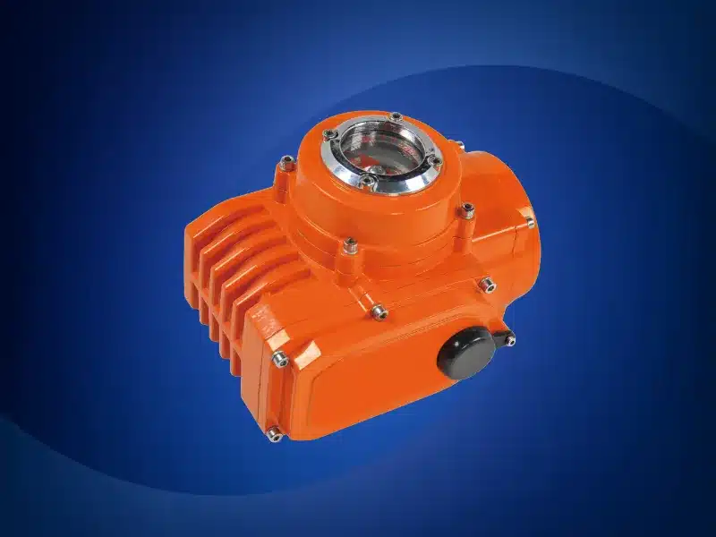 Waterproof electric actuator for outdoor industrial use