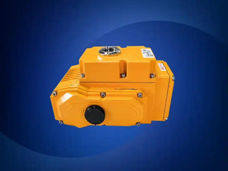 Mini multi-turn electric actuator for compact equipment