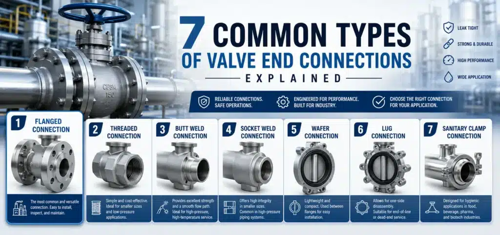 valve end connections