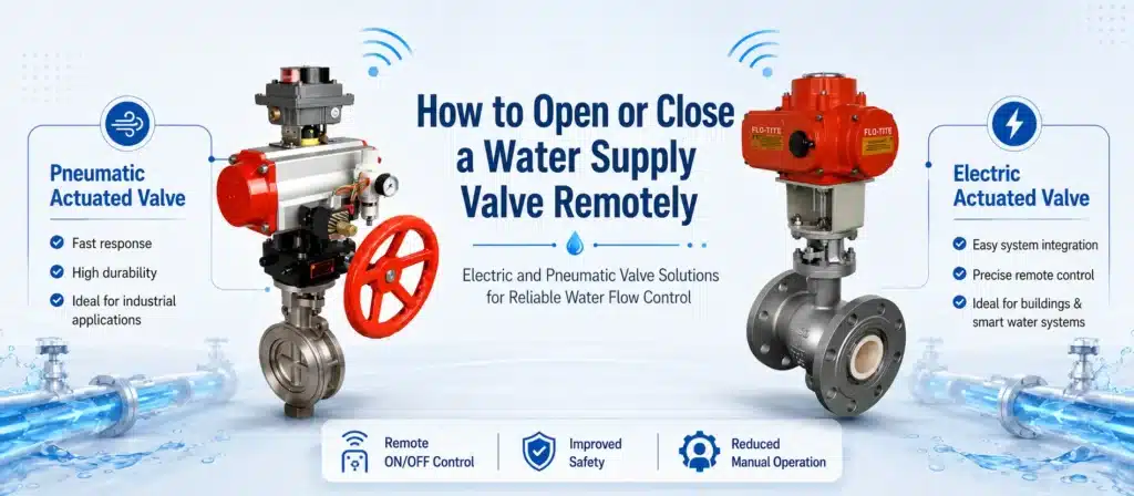 water supply valve remote control