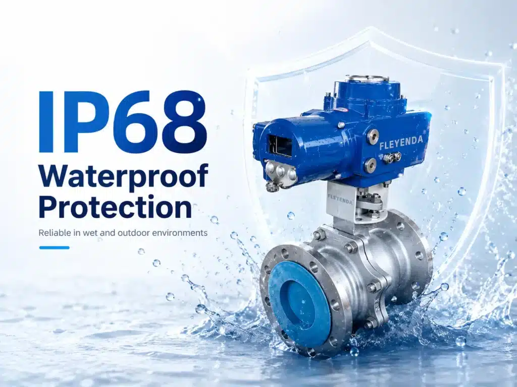ip 68 motorised valve