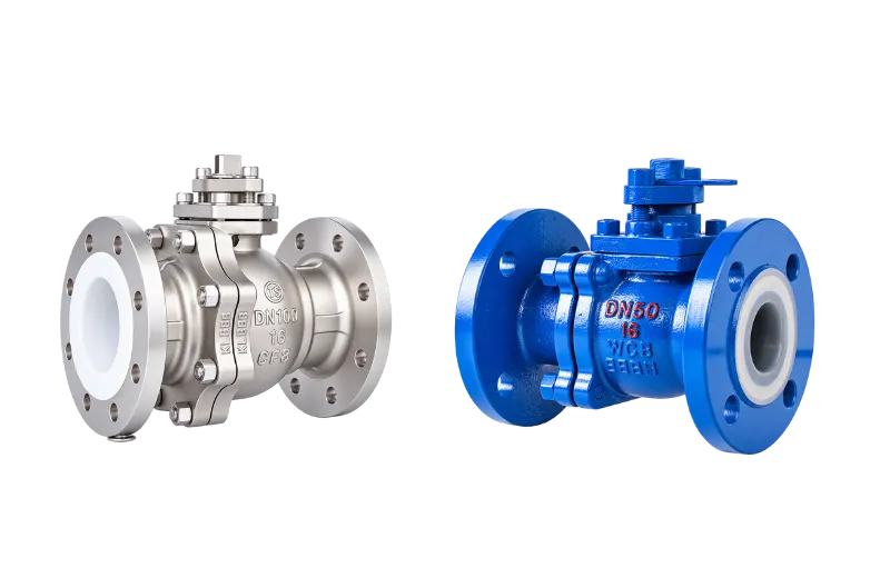 Ball valve for sulfuric acid isolation service