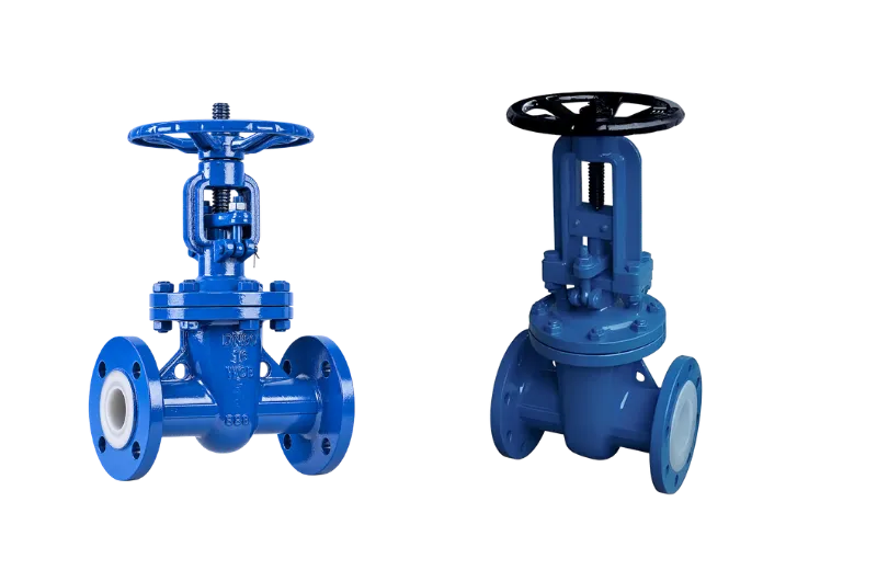 Gate valve for sulfuric acid isolation