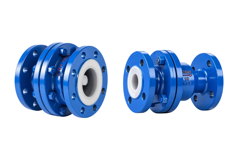 Check valve for sulfuric acid process line
