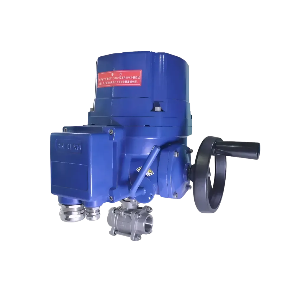 Fleyenda 3 Pieces Electric Actuated Ball Valve