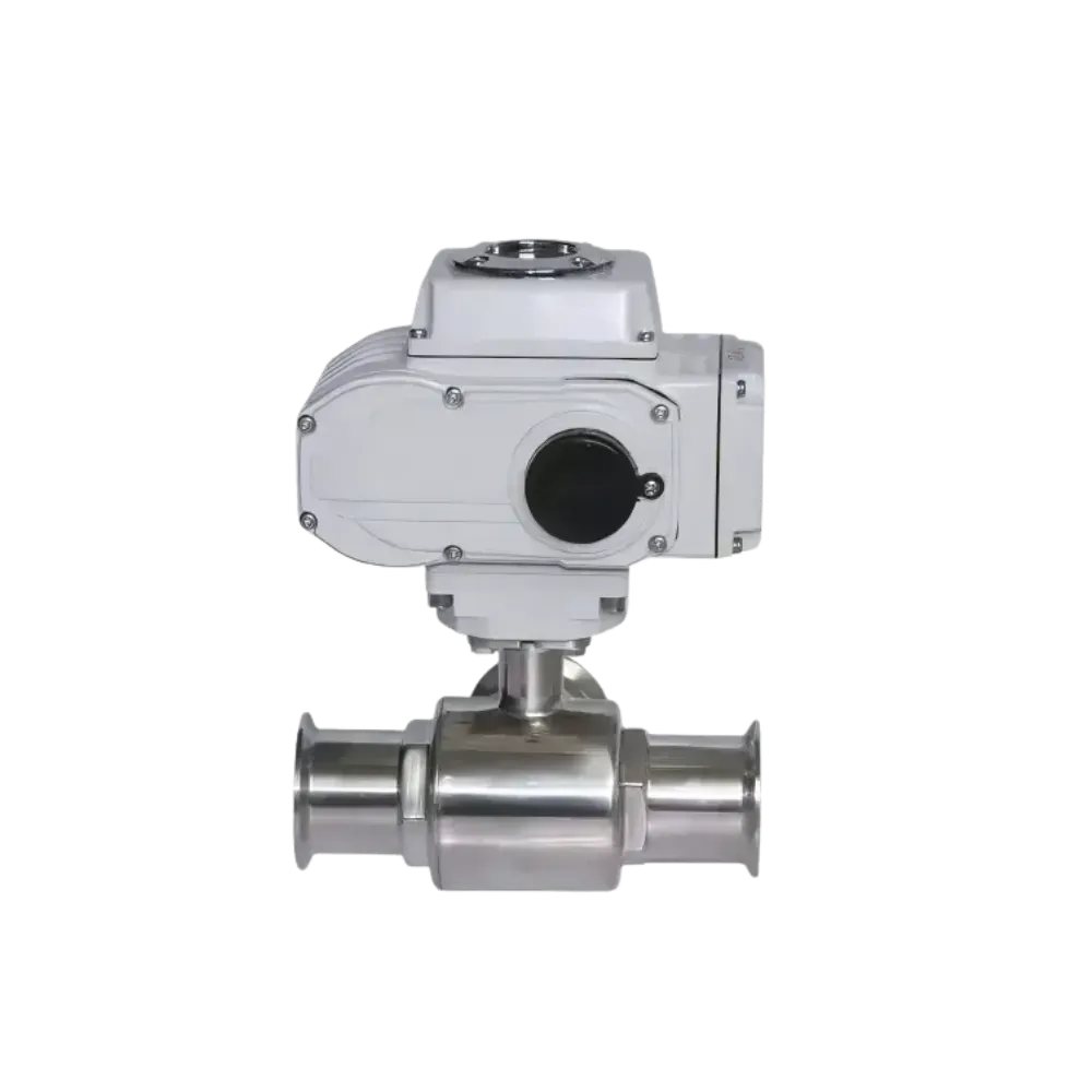 Fleyenda 2-Way Tri-Clamp Sanitary Electric Ball Valve