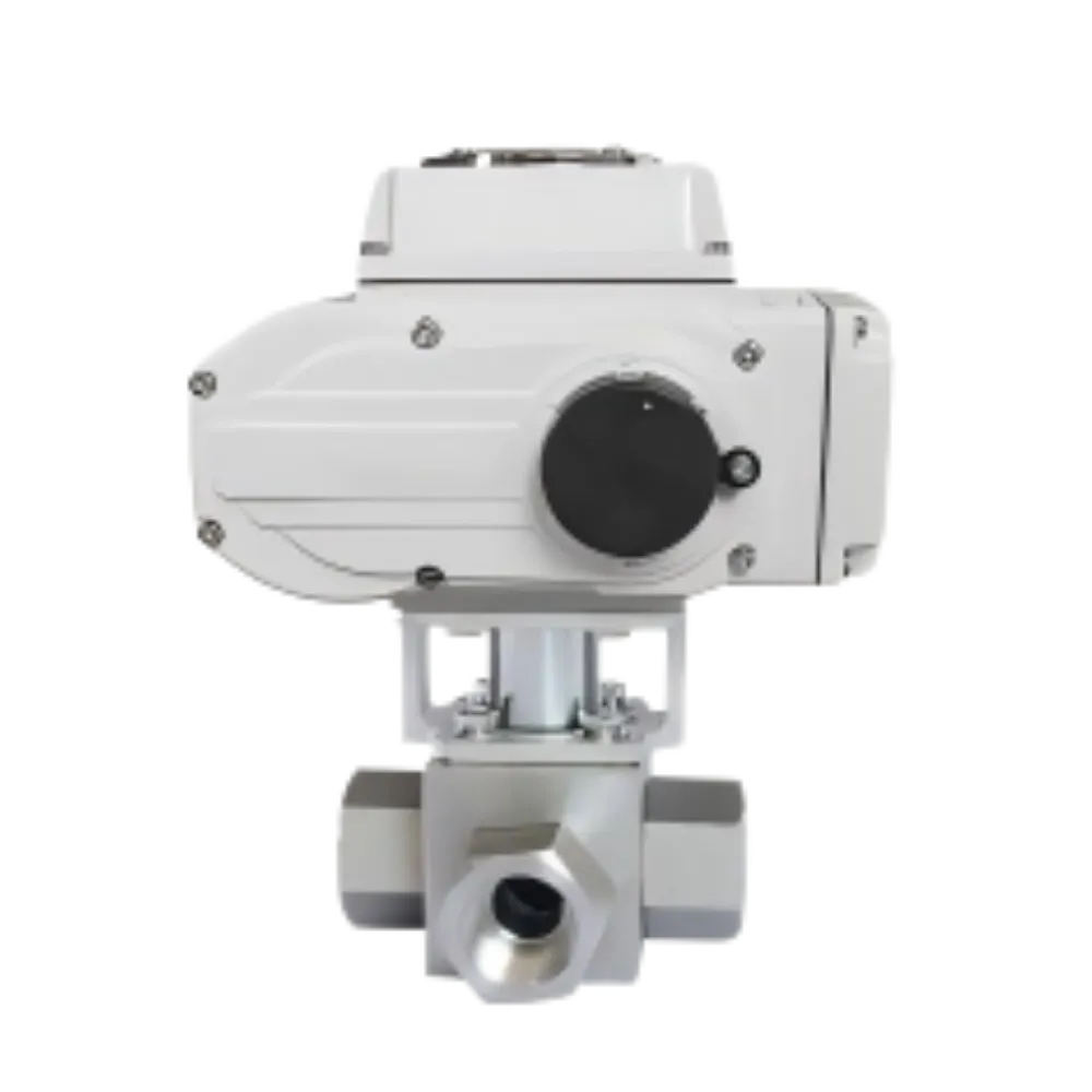 Fleyenda 3 Way Threaded High Pressure Electric Ball Valve