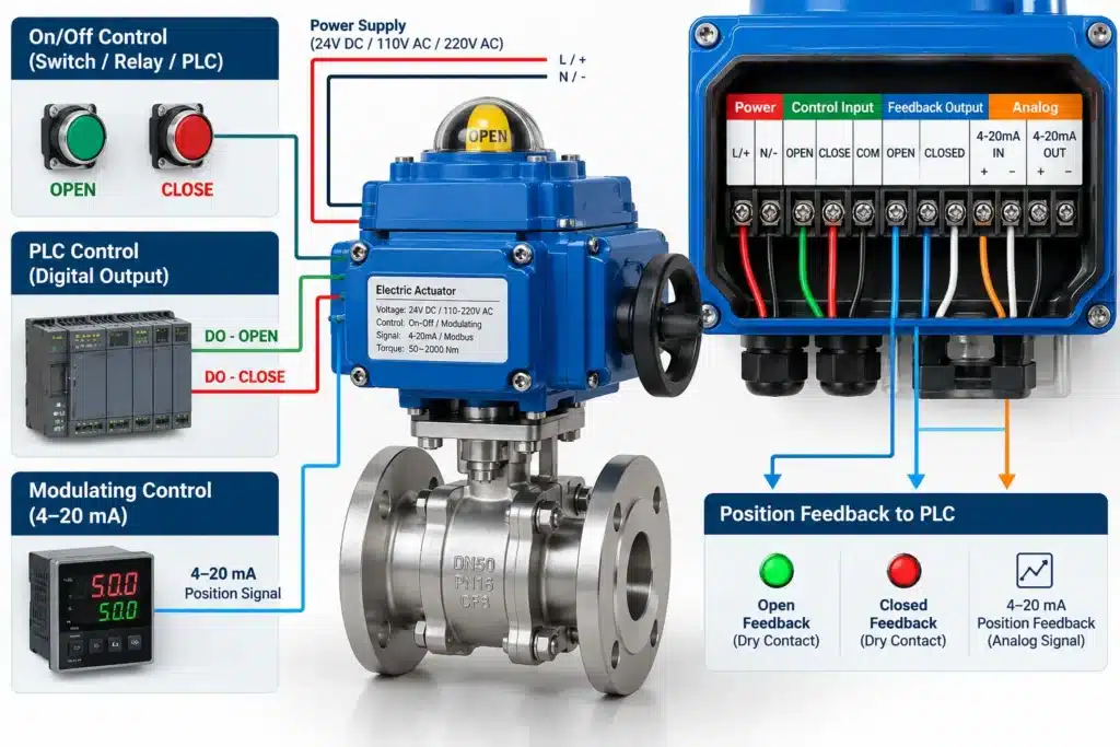 Motorized_Ball_Valve_Control_Wiring_PLC_4-20mA